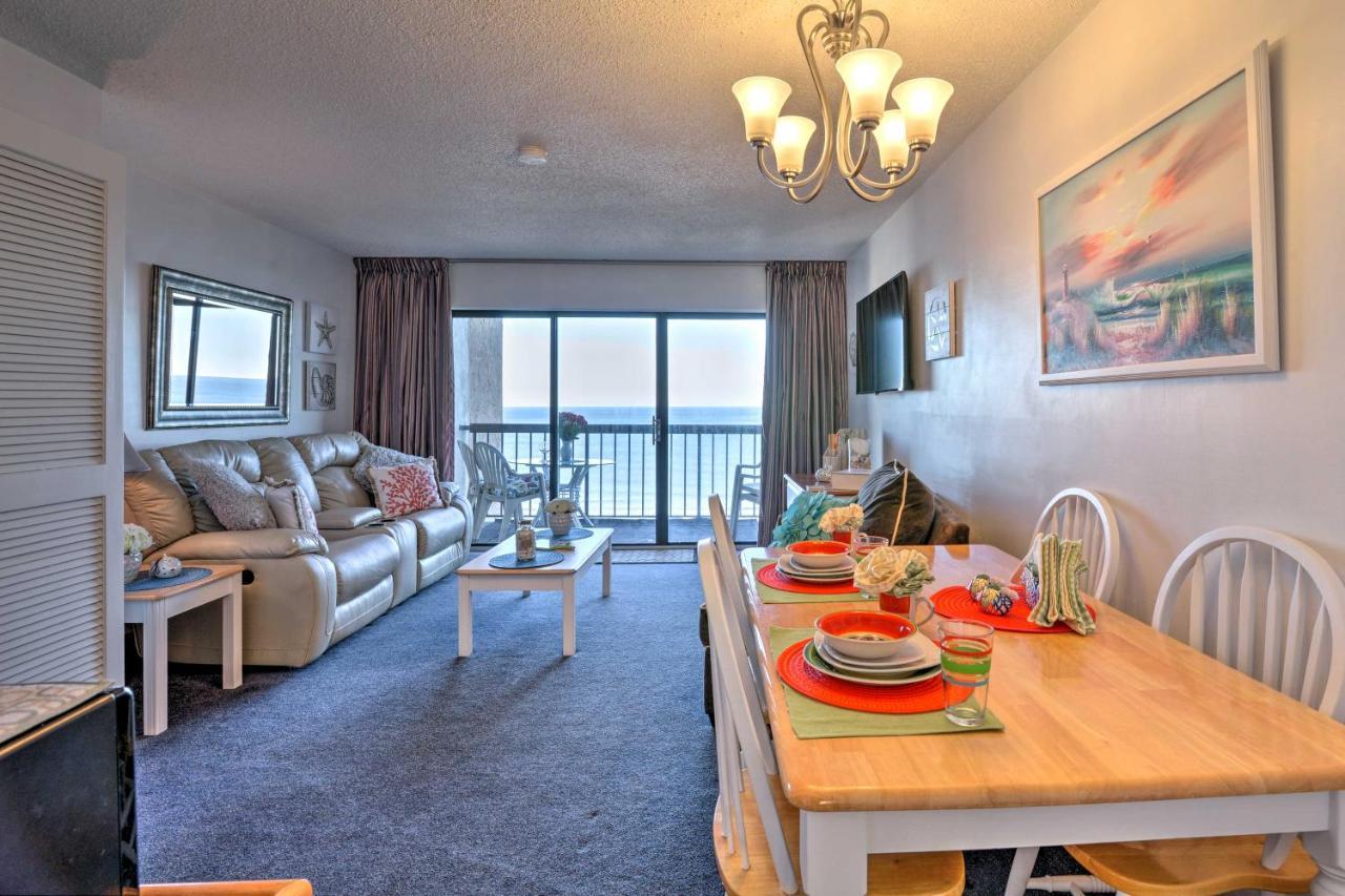 Myrtle Beach Condo With Ocean Views - Walk To Beach! المظهر الخارجي الصورة