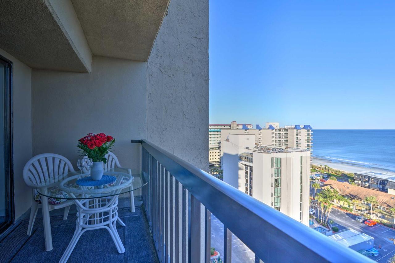 Myrtle Beach Condo With Ocean Views - Walk To Beach! المظهر الخارجي الصورة