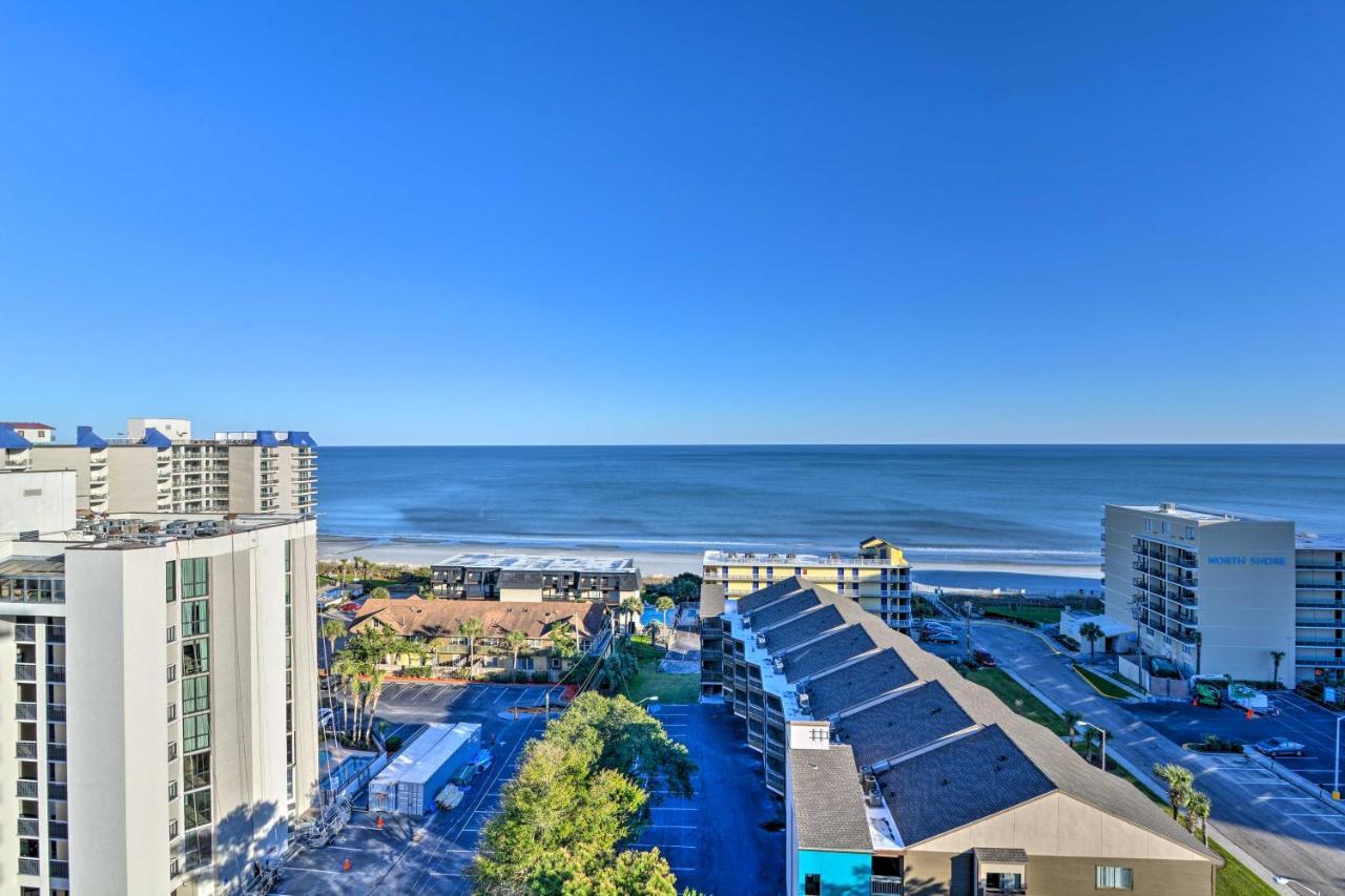 Myrtle Beach Condo With Ocean Views - Walk To Beach! المظهر الخارجي الصورة