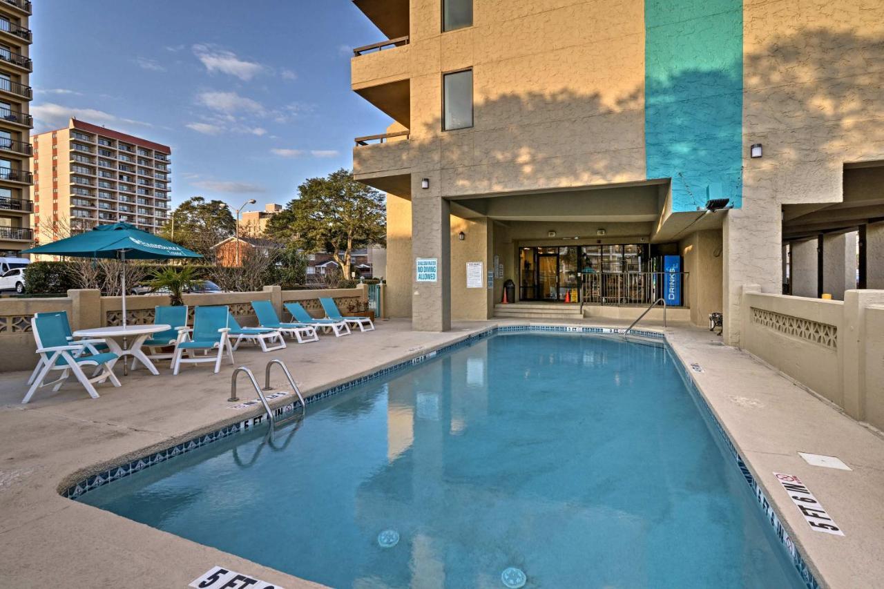 Myrtle Beach Condo With Ocean Views - Walk To Beach! المظهر الخارجي الصورة